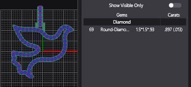 Thin Dove Pendants with Diamonds 3D print model_5