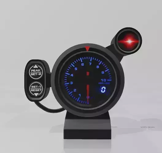 TACHOMETER 1-10 SCALE 3D print model
