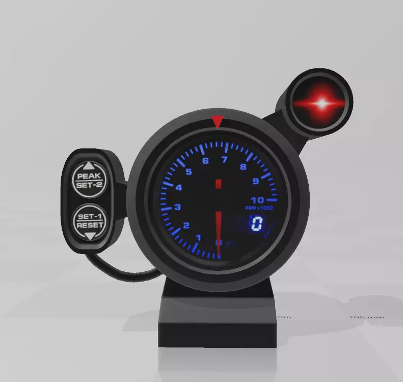 TACHOMETER 1-10 SCALE 3D print model_0