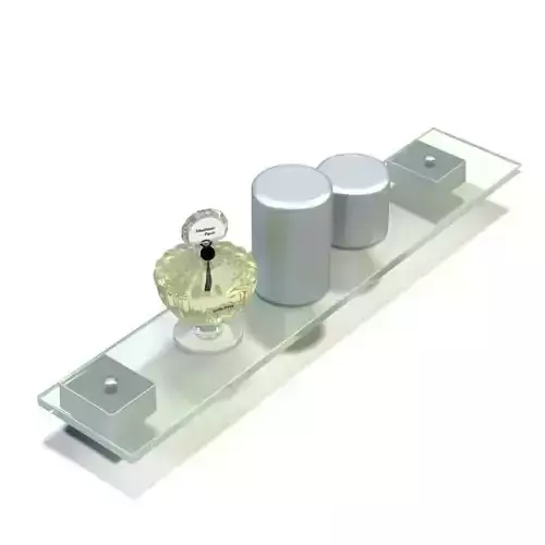 Modern Glass Bathroon Gadget Set