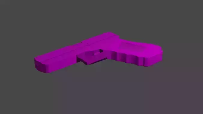 Gun lowpoly