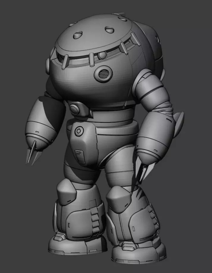 Armored suit zgok ma-k 3D print model