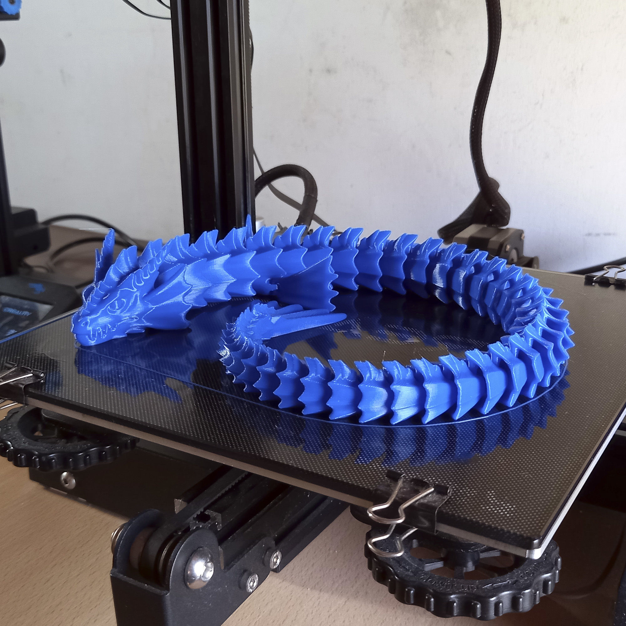 ARTICULATED SEA DRAGON 3D print model_8