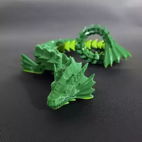 ARTICULATED SEA DRAGON 3D print model
