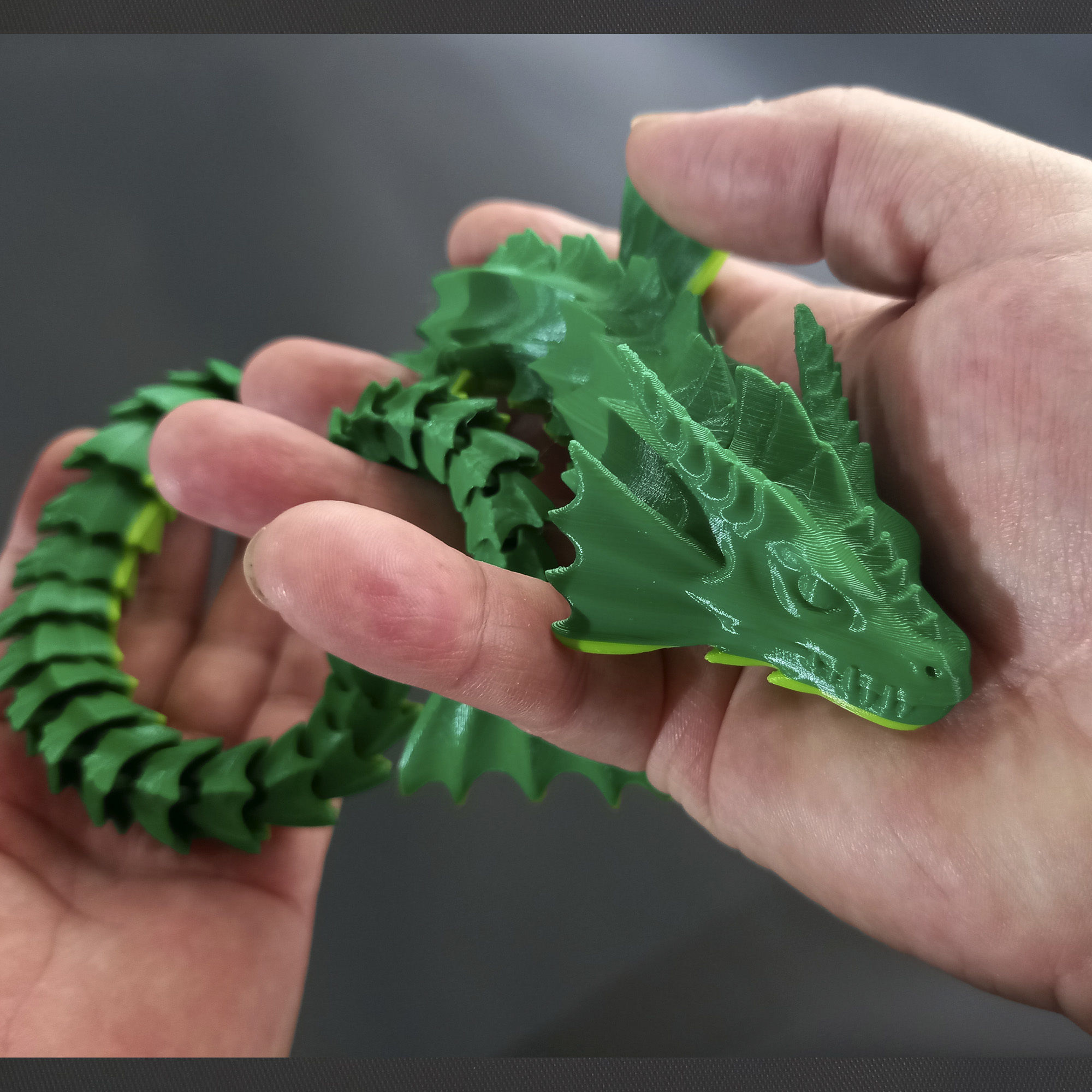 ARTICULATED SEA DRAGON 3D print model_1