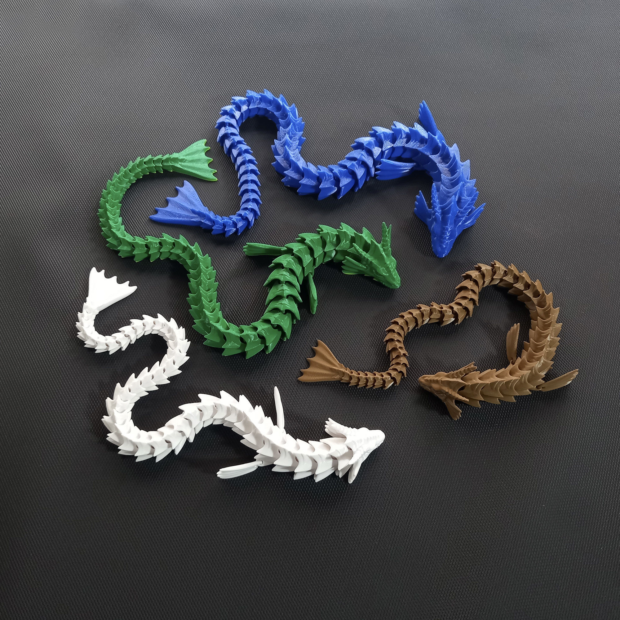 ARTICULATED SEA DRAGON 3D print model_3