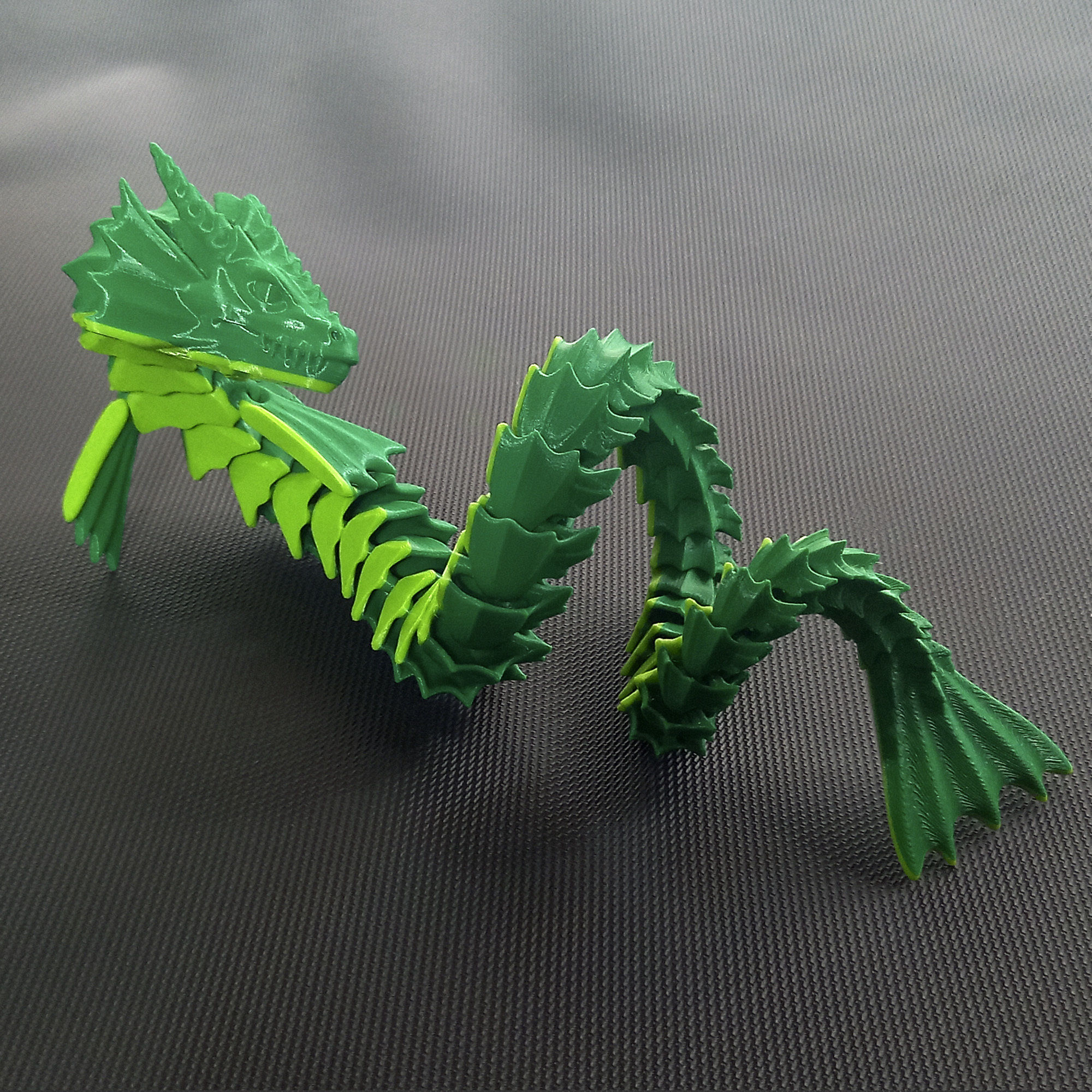 ARTICULATED SEA DRAGON 3D print model_2