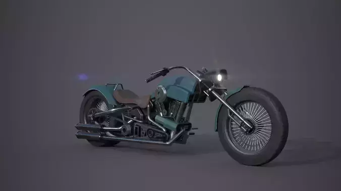 Custom Chopper motorcycle