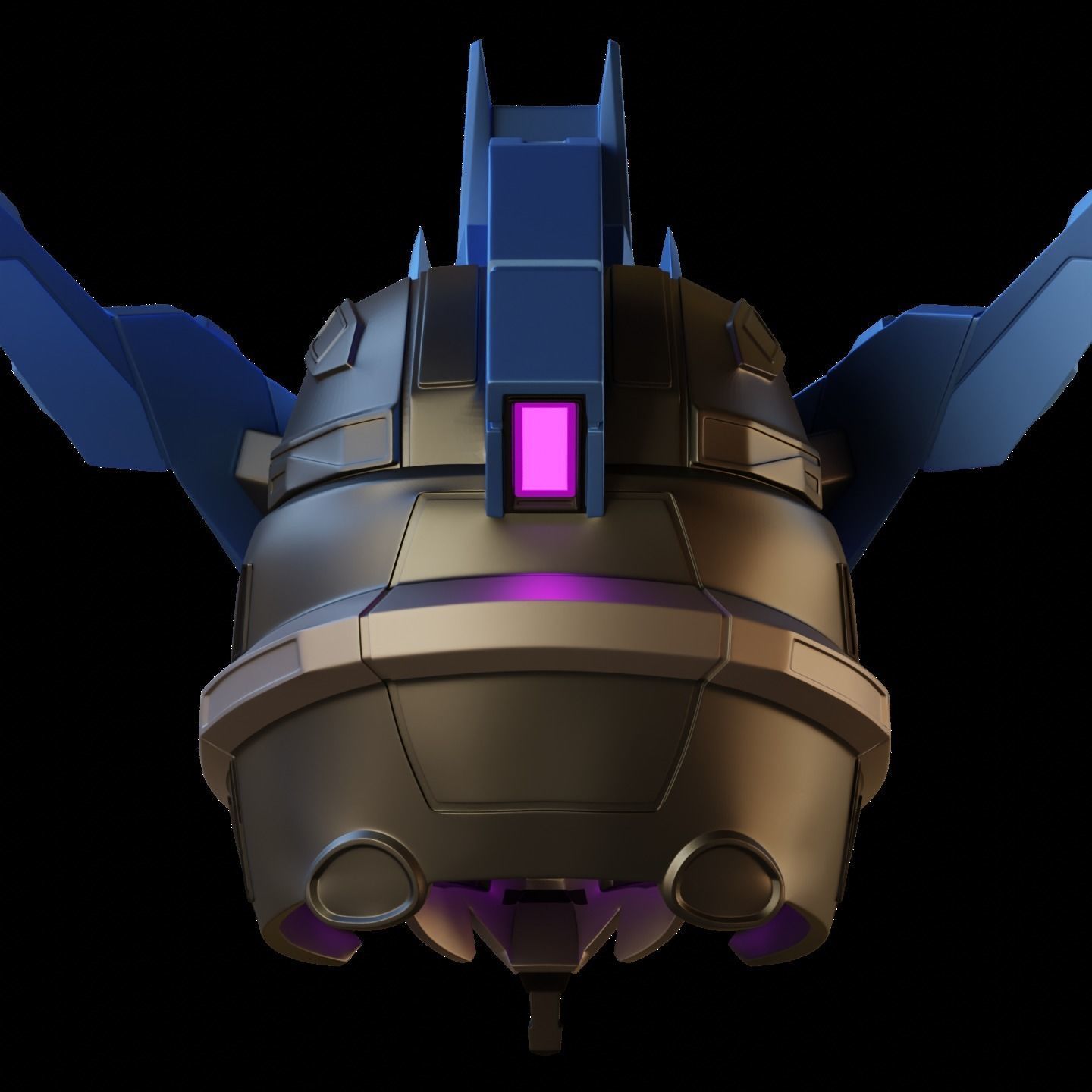 GUNDAM VIDAR HELMET 3D PRINT MODEL 3D print model_5