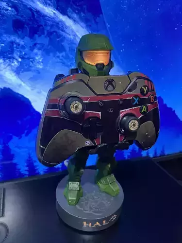 HALO MASTER CHIEF STAND 3D print model