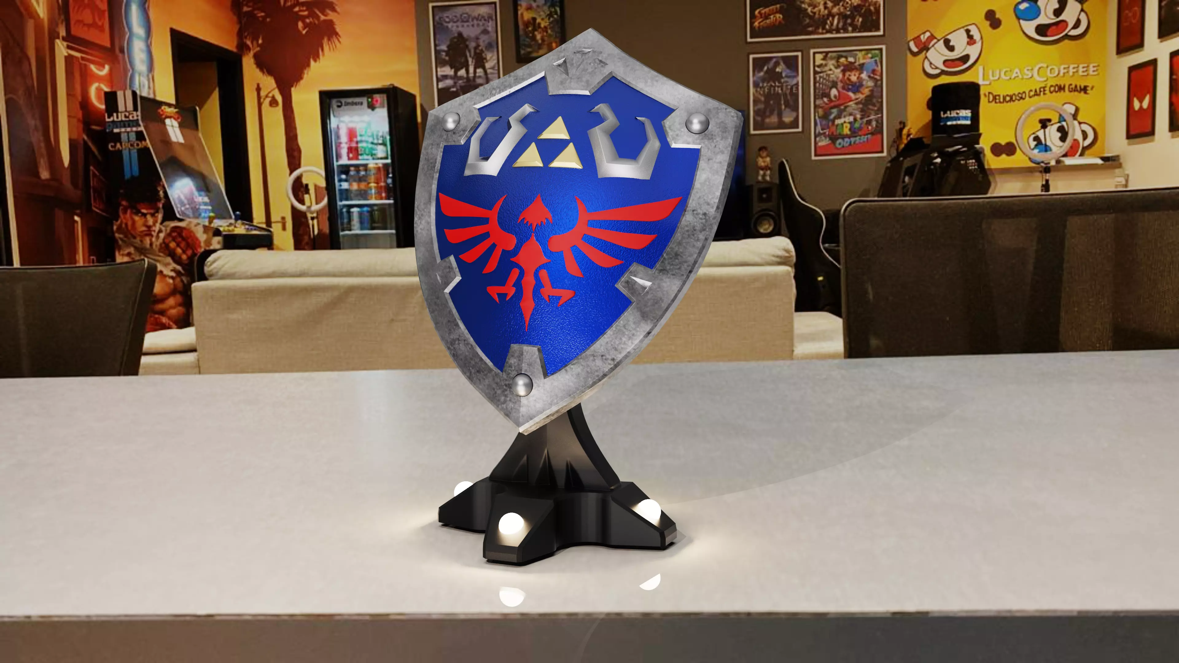 Hylian Shield 3D print model