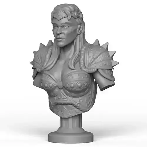 Female Warrior Statue