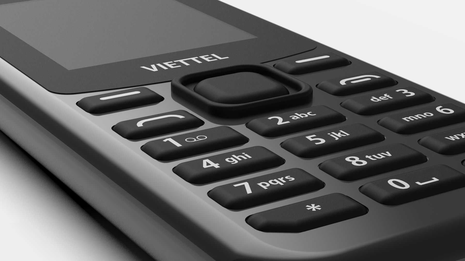 Vietel phone 3D print model_3