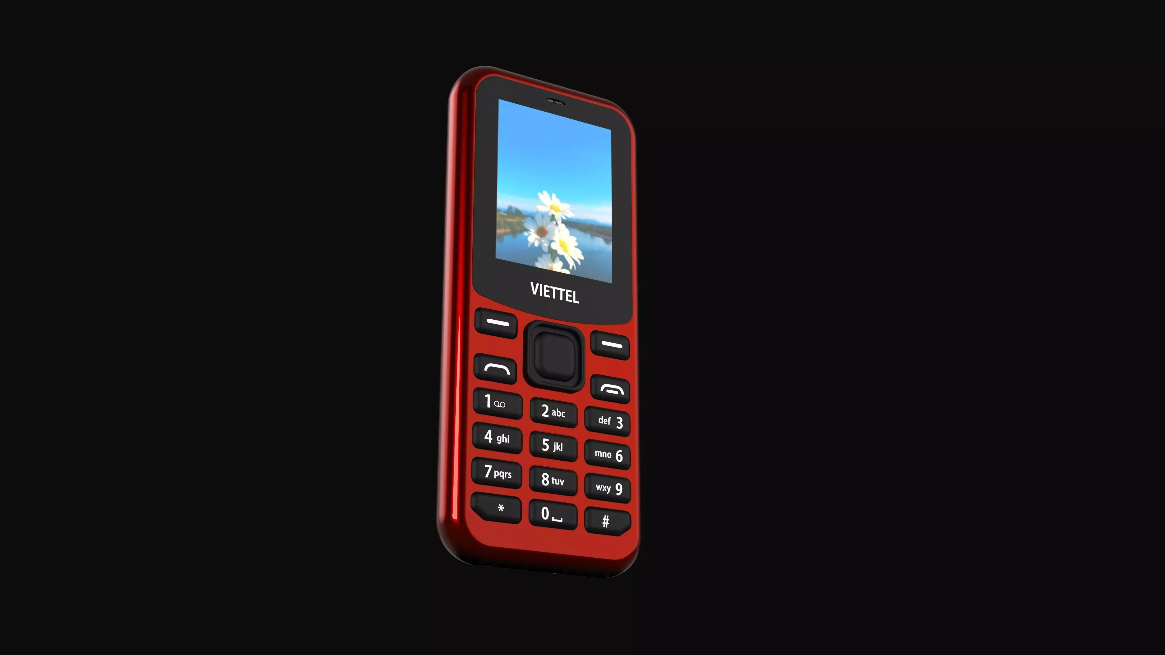 Vietel phone 3D print model_0