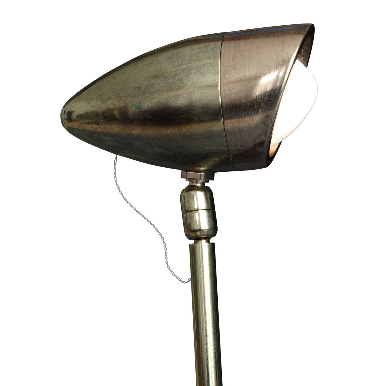 CicloItalia F floor lamp with metal base 3D model_2