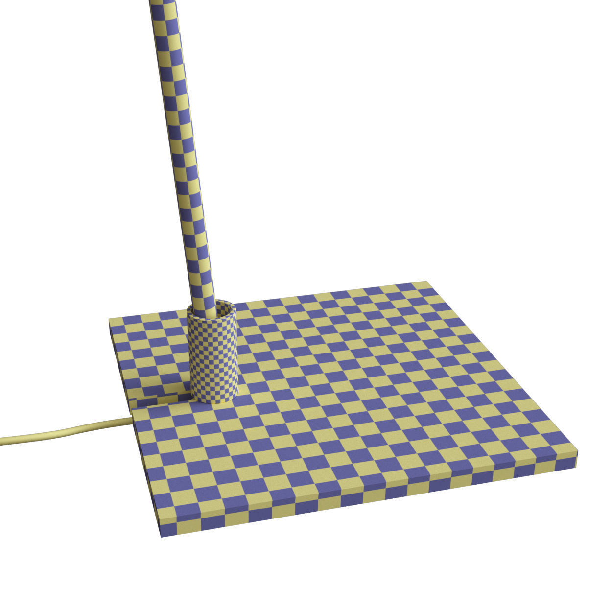 CicloItalia F floor lamp with metal base 3D model_4