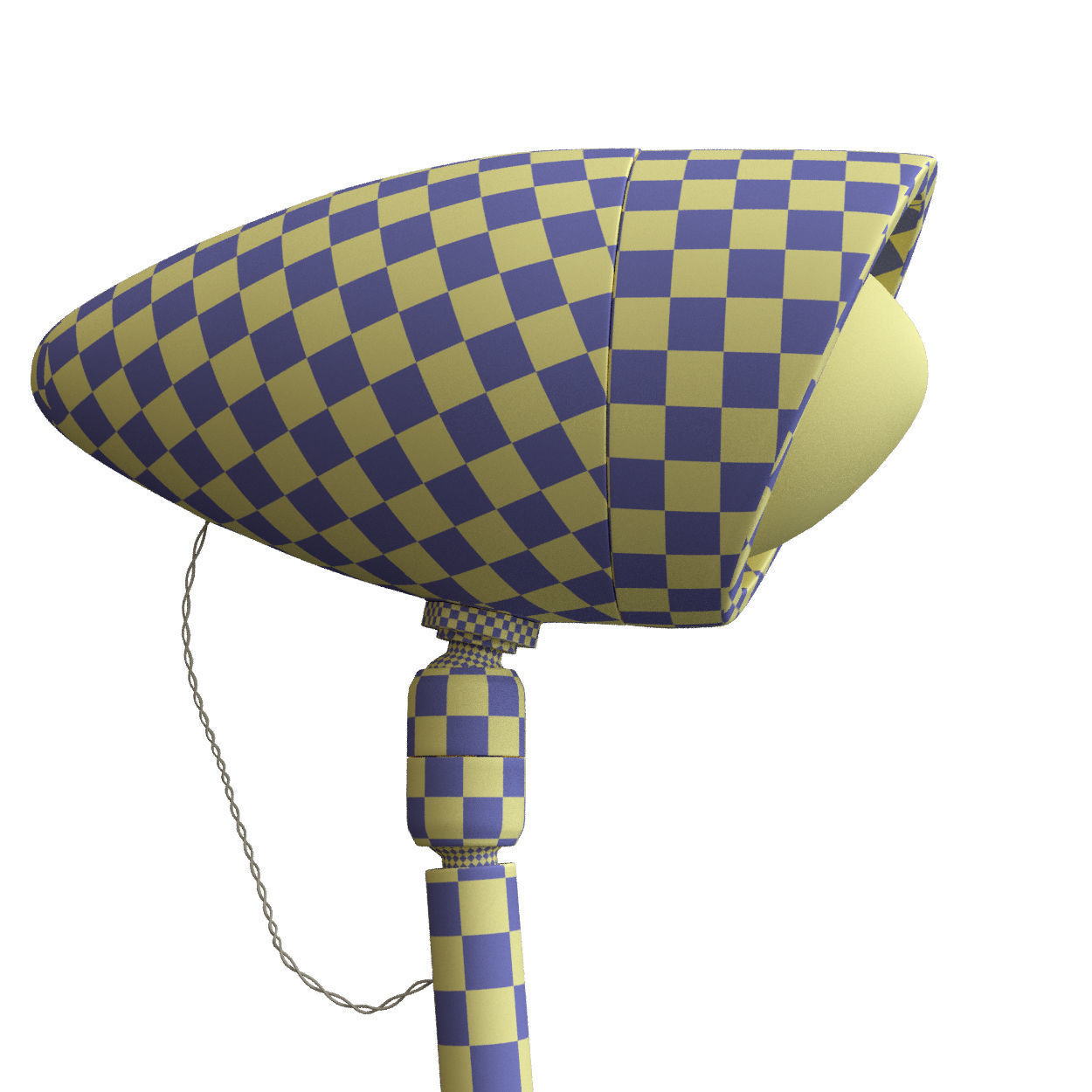 CicloItalia F floor lamp with metal base 3D model_5