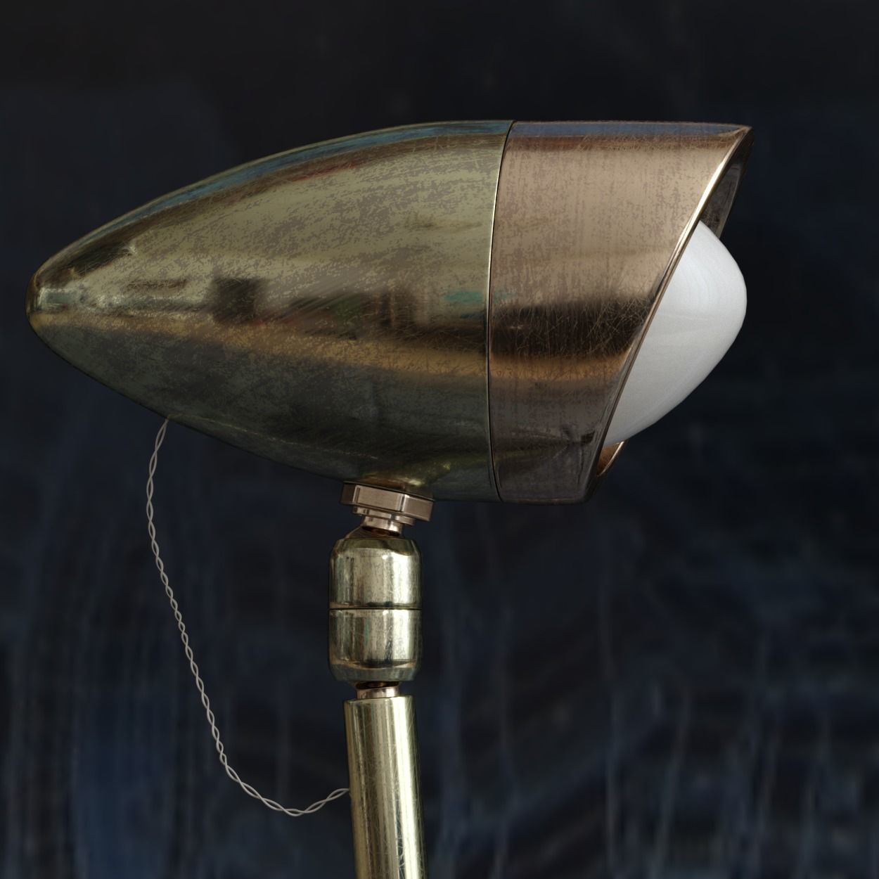 CicloItalia F floor lamp with metal base 3D model_6