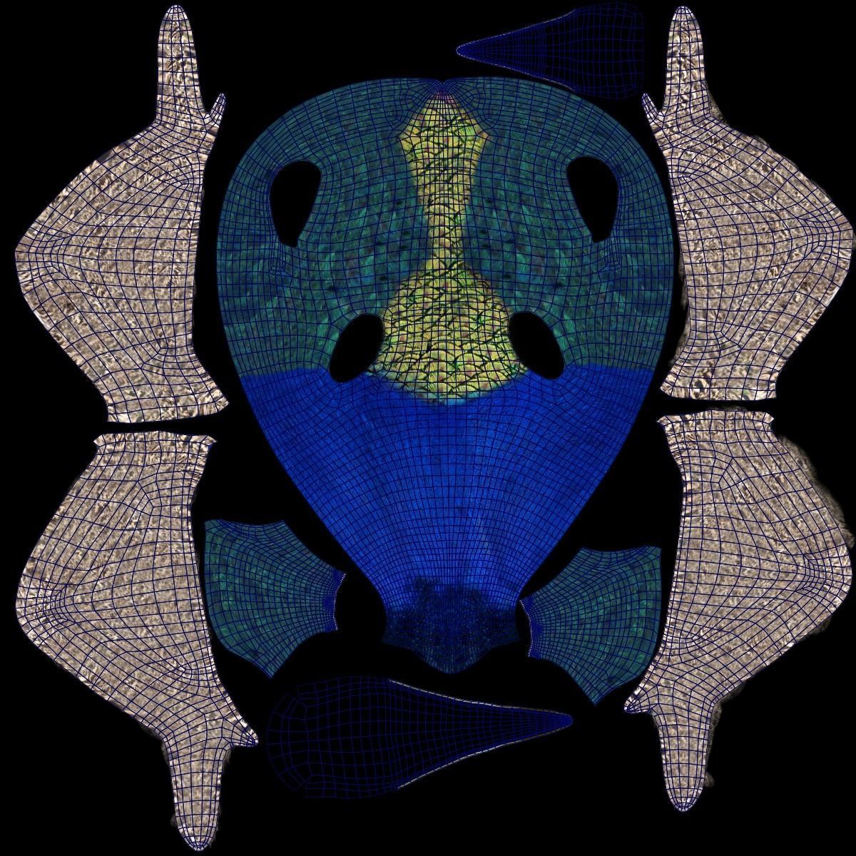 Indian Peafowl Animated VFX Grace 3D model_44