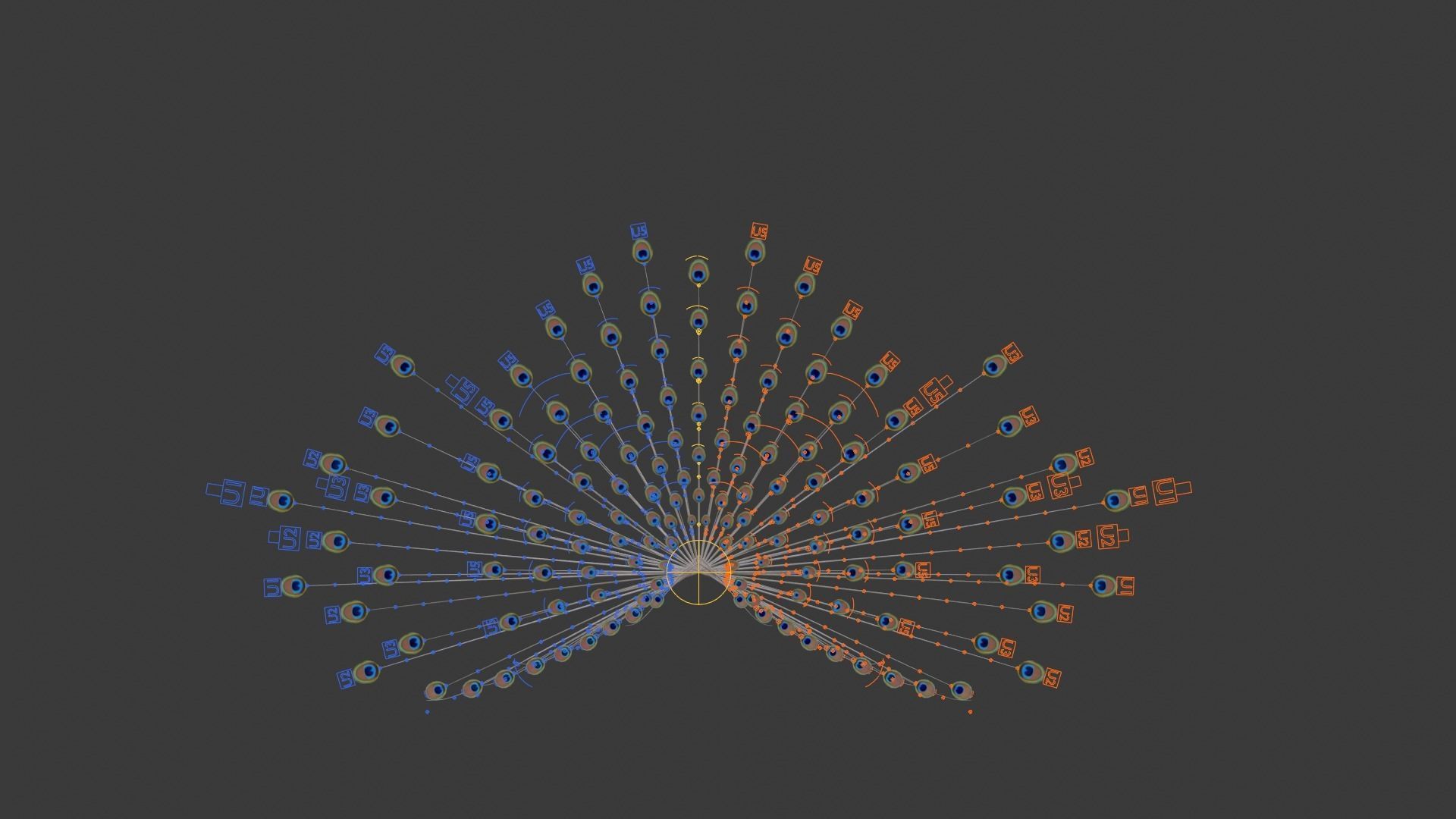 Indian Peafowl Animated VFX Grace 3D model_31