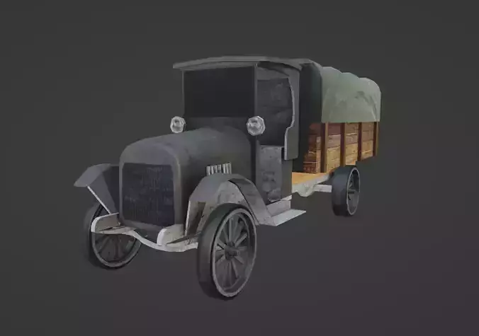 Chevrolet One-Ton Low-poly 3D model