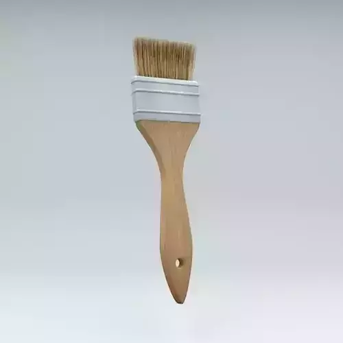 Large Paint Brush Low-poly 3D model