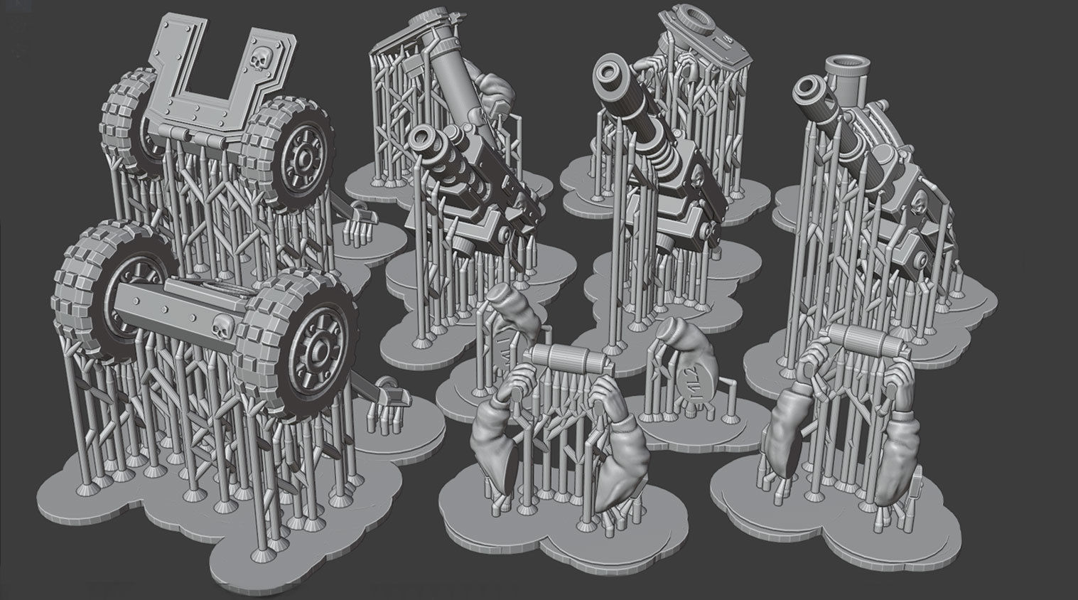 Hive-City Guard Heavy Weapons Squad 3D print model_5