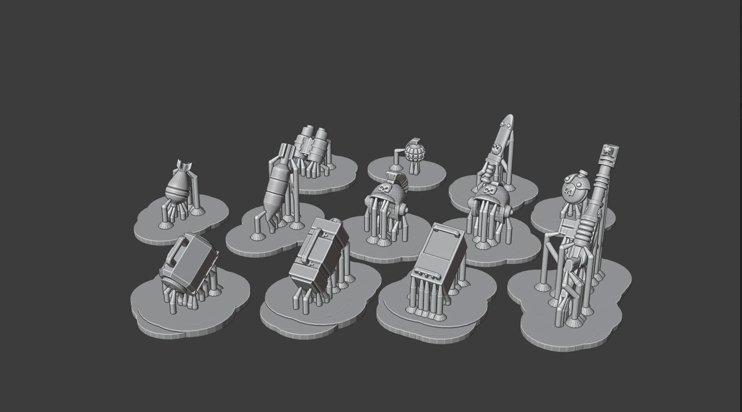 Hive-City Guard Heavy Weapons Squad 3D print model_7