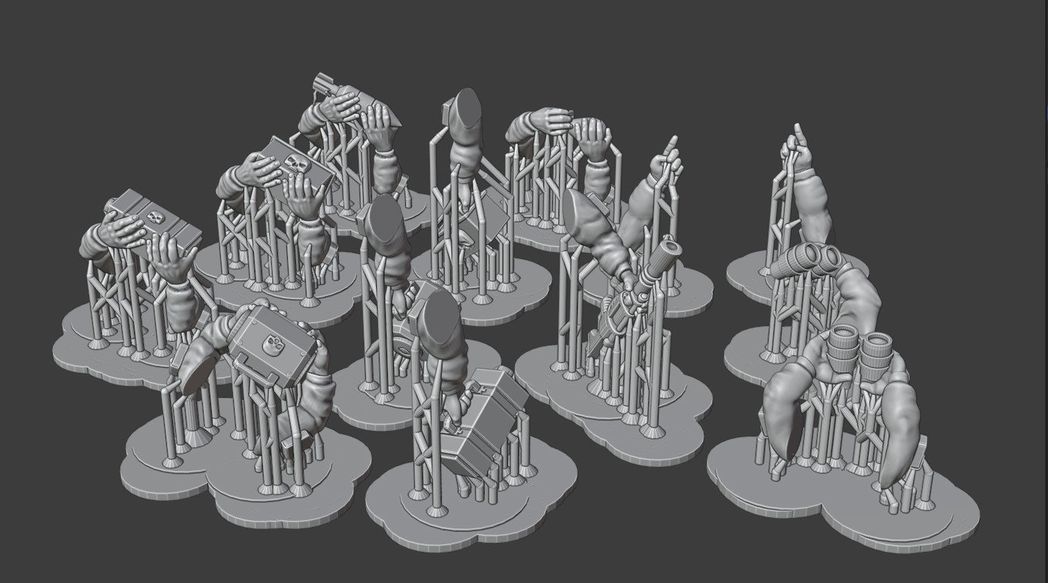 Hive-City Guard Heavy Weapons Squad 3D print model_6