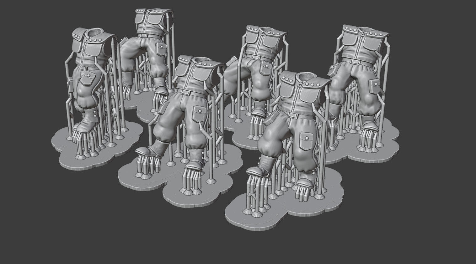 Hive-City Guard Infantry Squad 3D print model_4