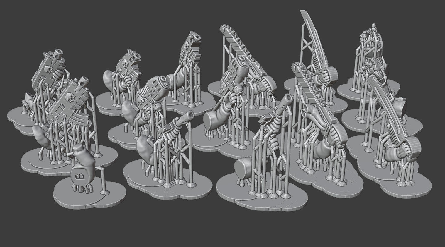 Hive-City Guard Infantry Squad 3D print model_8
