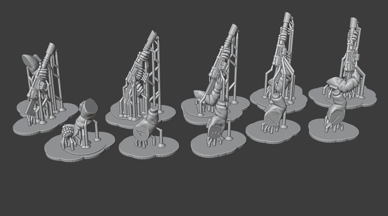Hive-City Guard Infantry Squad 3D print model_6