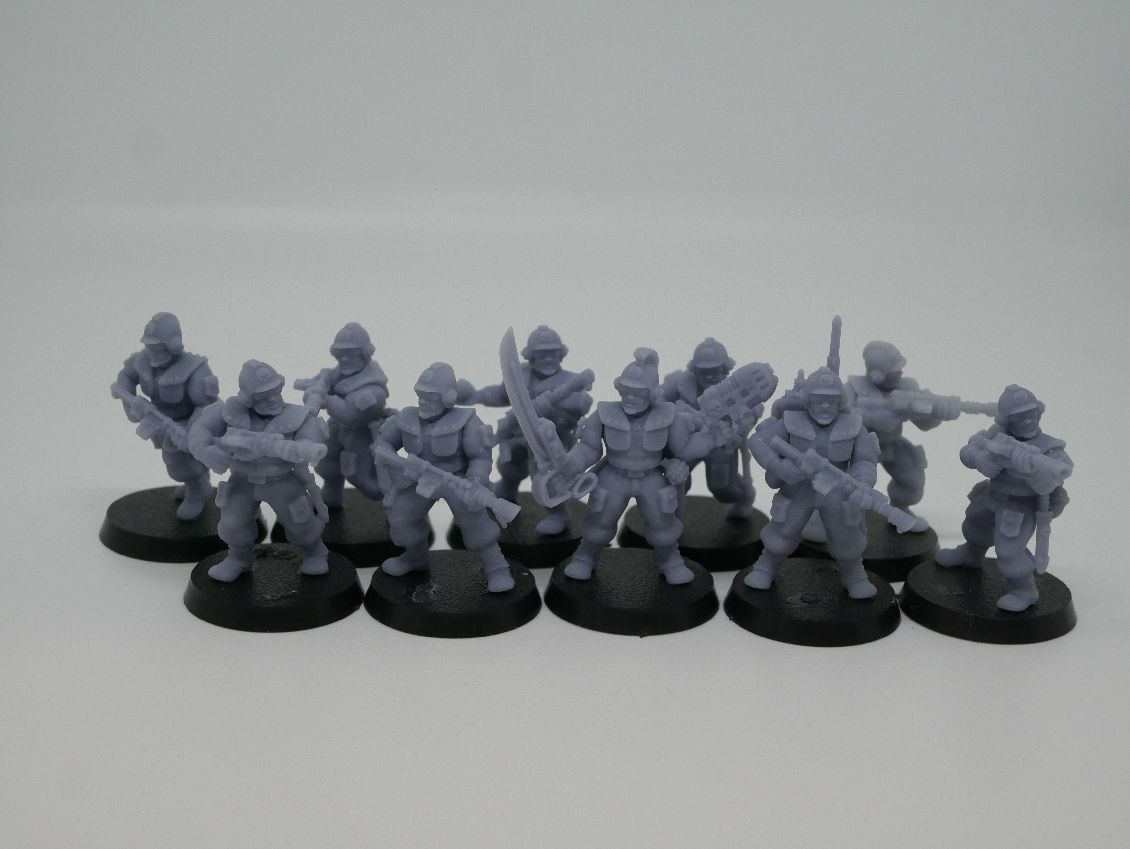 Hive-City Guard Infantry Squad 3D print model_2