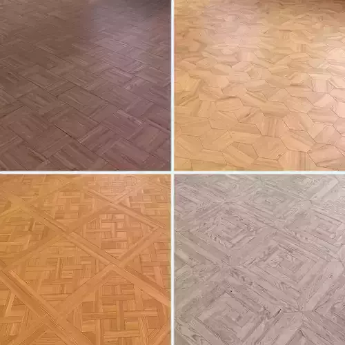 Parquet - Laminate - Wooden floor 4 in 1