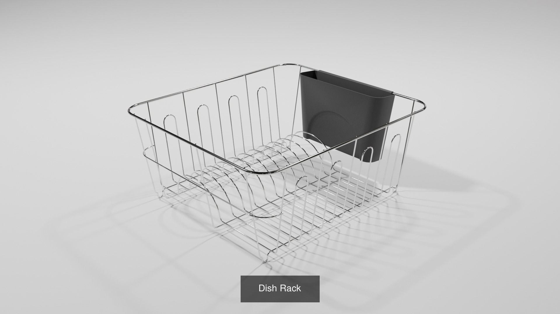 Kitchen Set sink with dishes and pans 3D Model Collection_2
