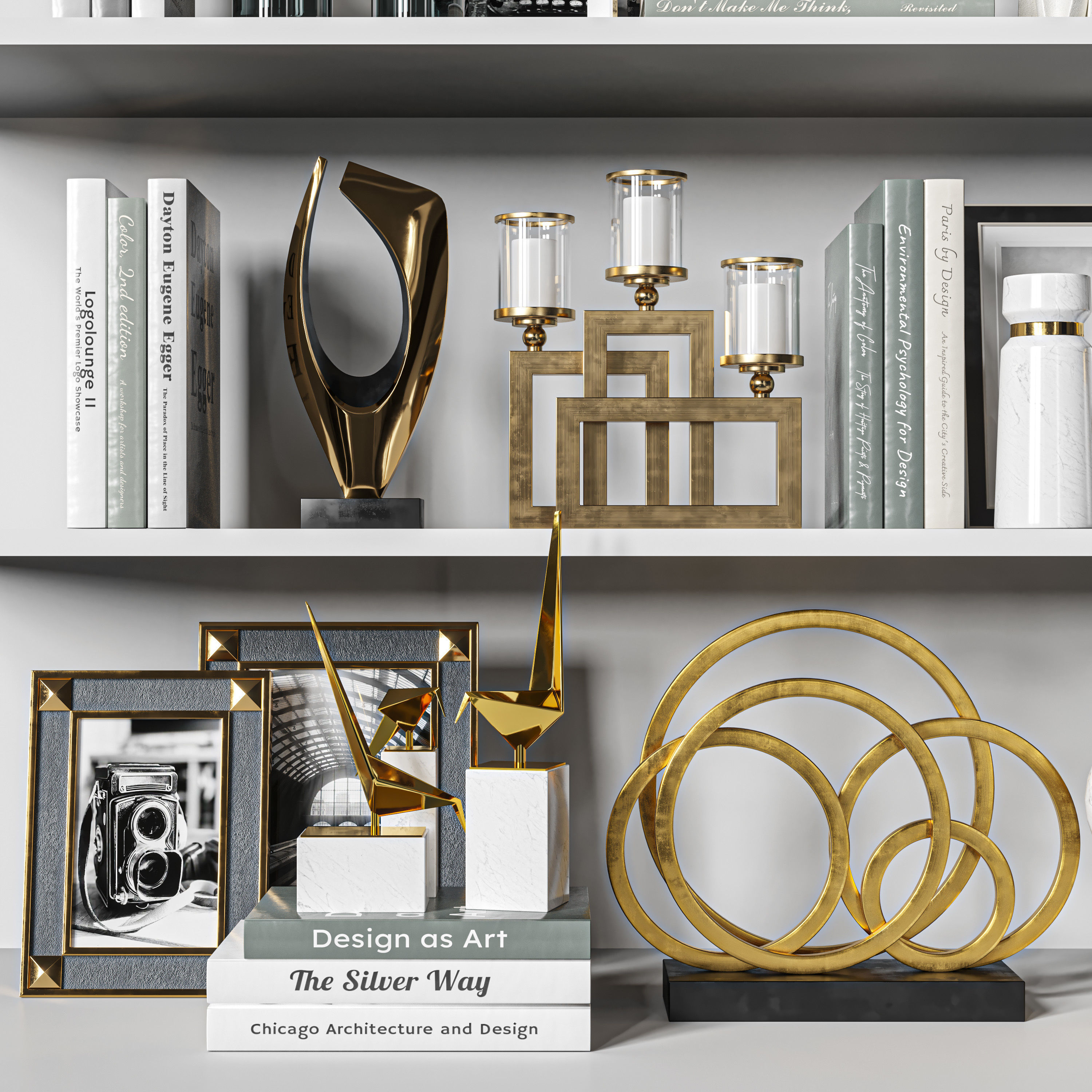 Decorative Set 46 3D model_1