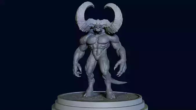 Stand Demon printeable pose