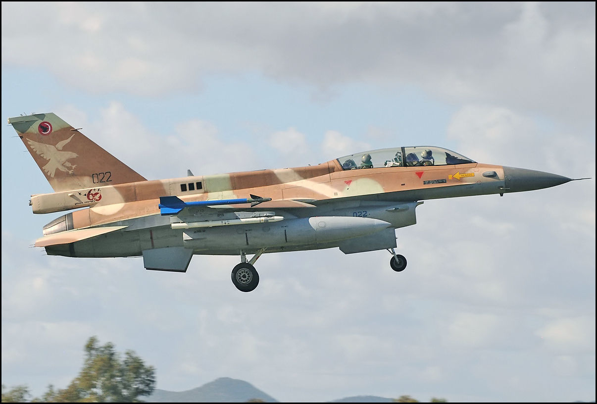 F-16D Block 40 Israeli 3D model_1
