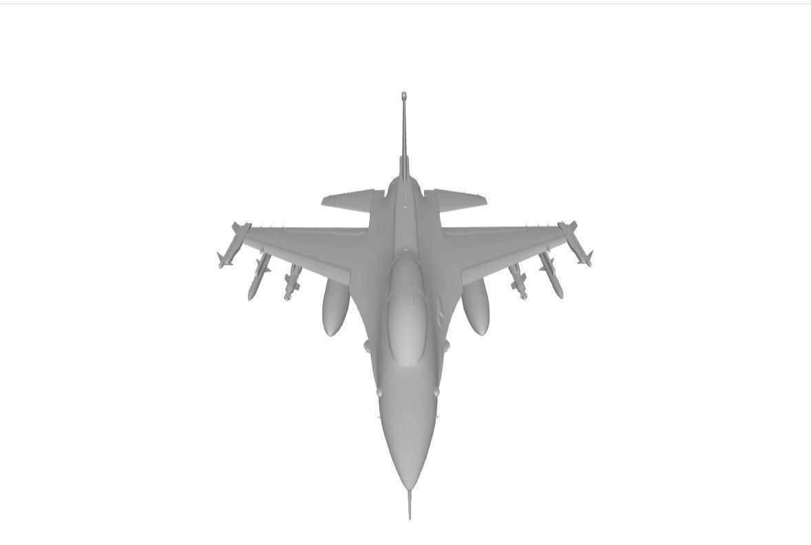 F-16D Block 40 Israeli 3D model_3