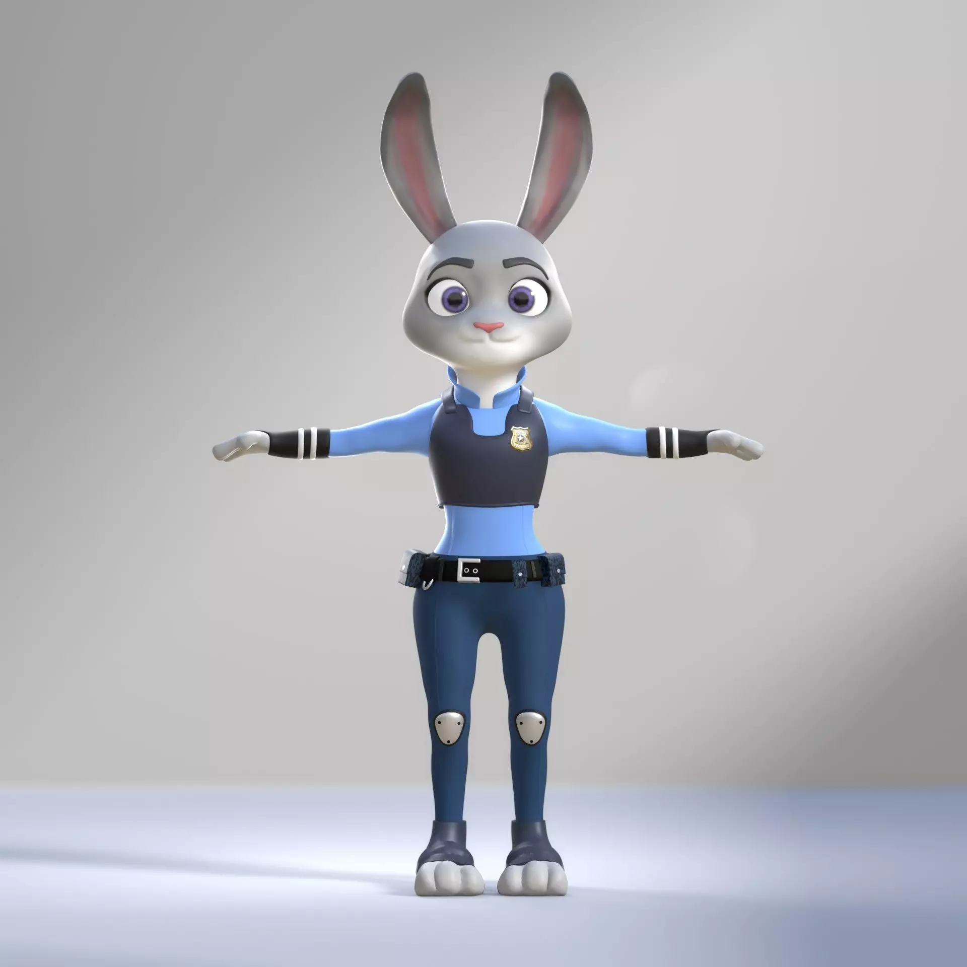 Judy Hopps Character Free 3D model