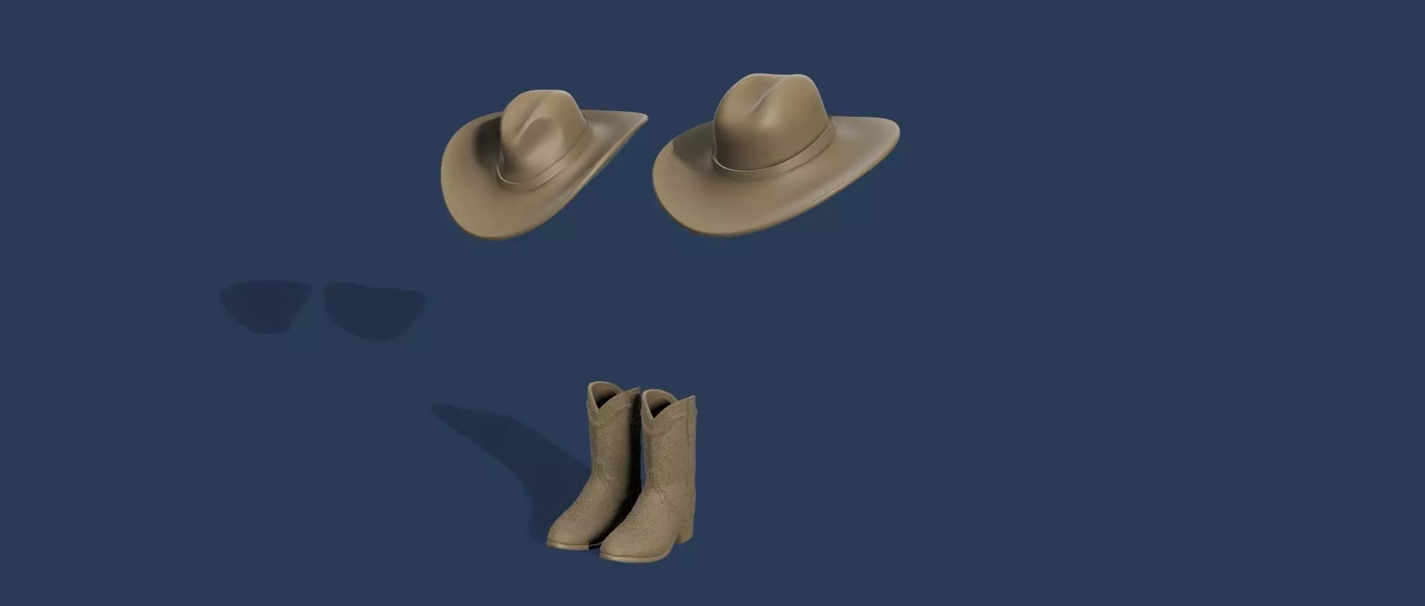 One12Scale Cowboy Hats 3D print model_0