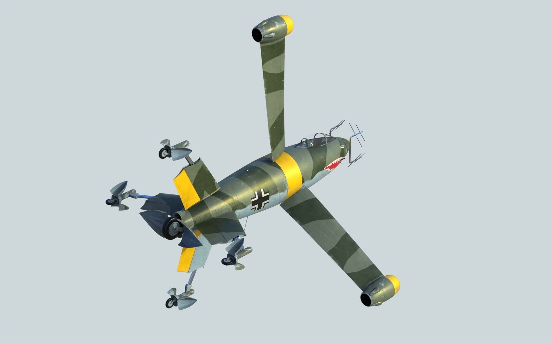 Focke Wulf Triebflugel 3D model_3