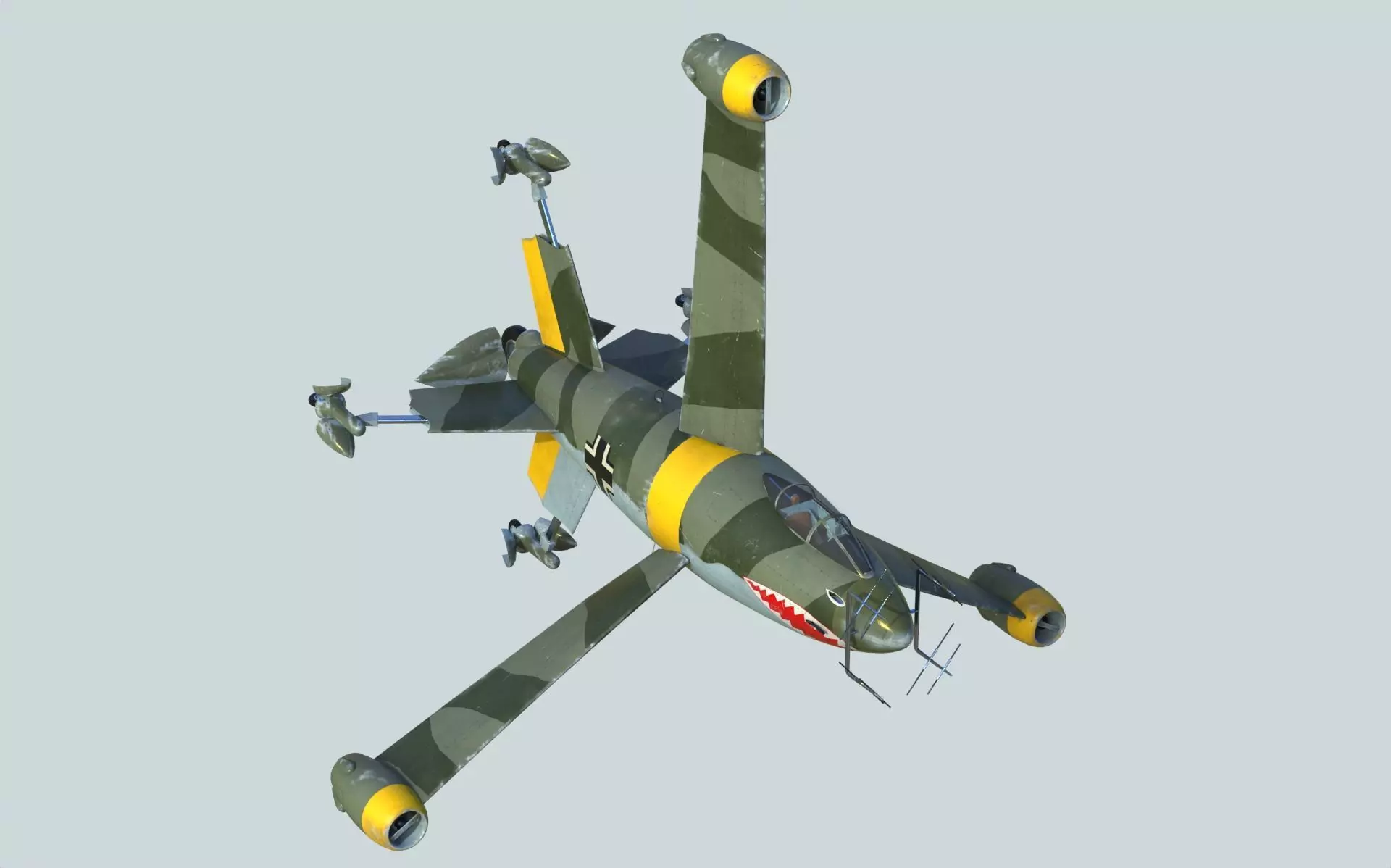 Focke Wulf Triebflugel 3D model_0