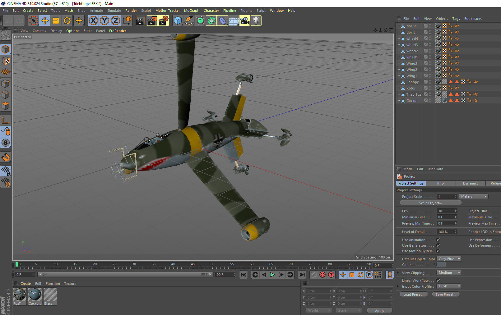Focke Wulf Triebflugel 3D model_16