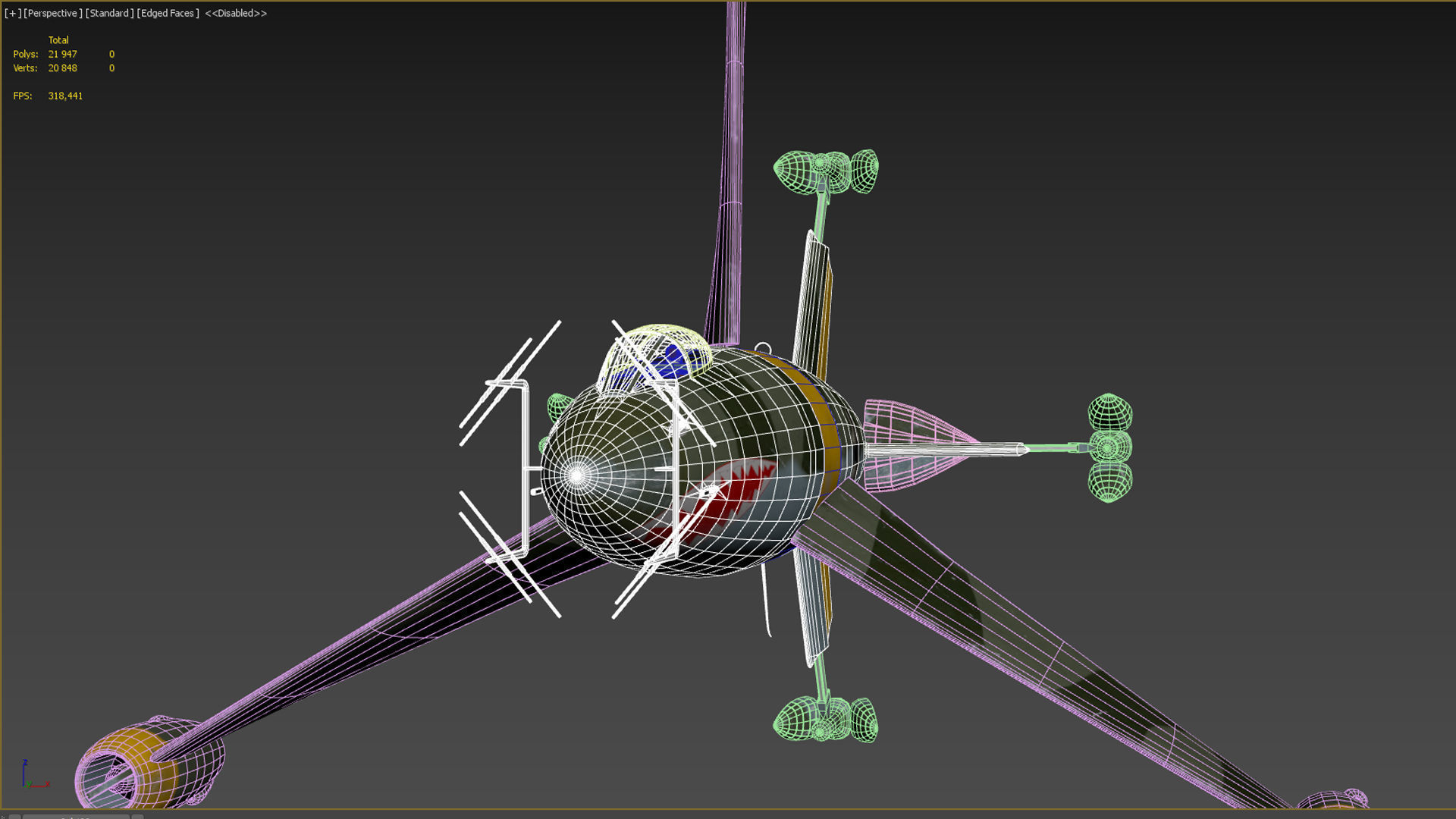 Focke Wulf Triebflugel 3D model_12