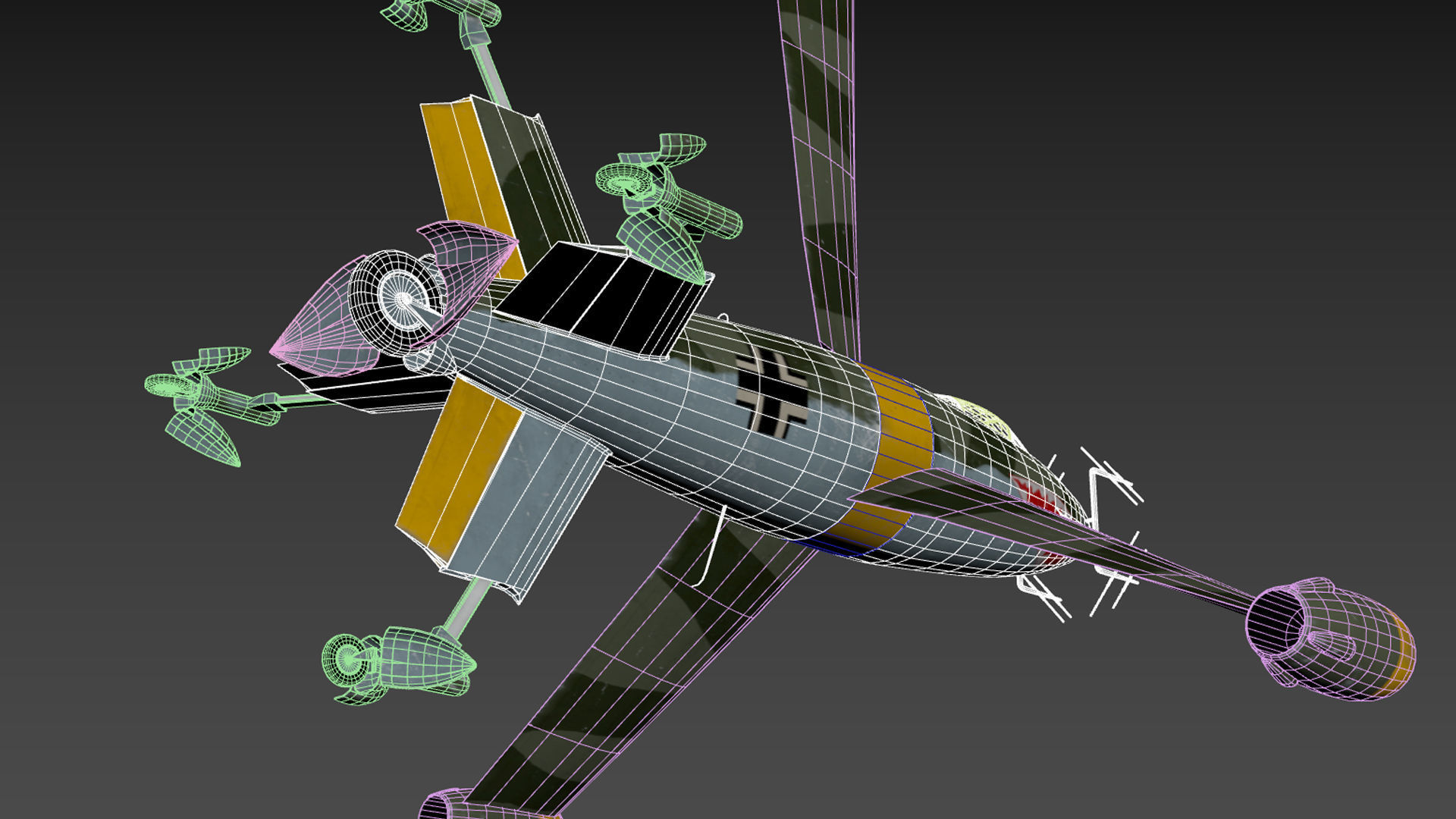 Focke Wulf Triebflugel 3D model_14
