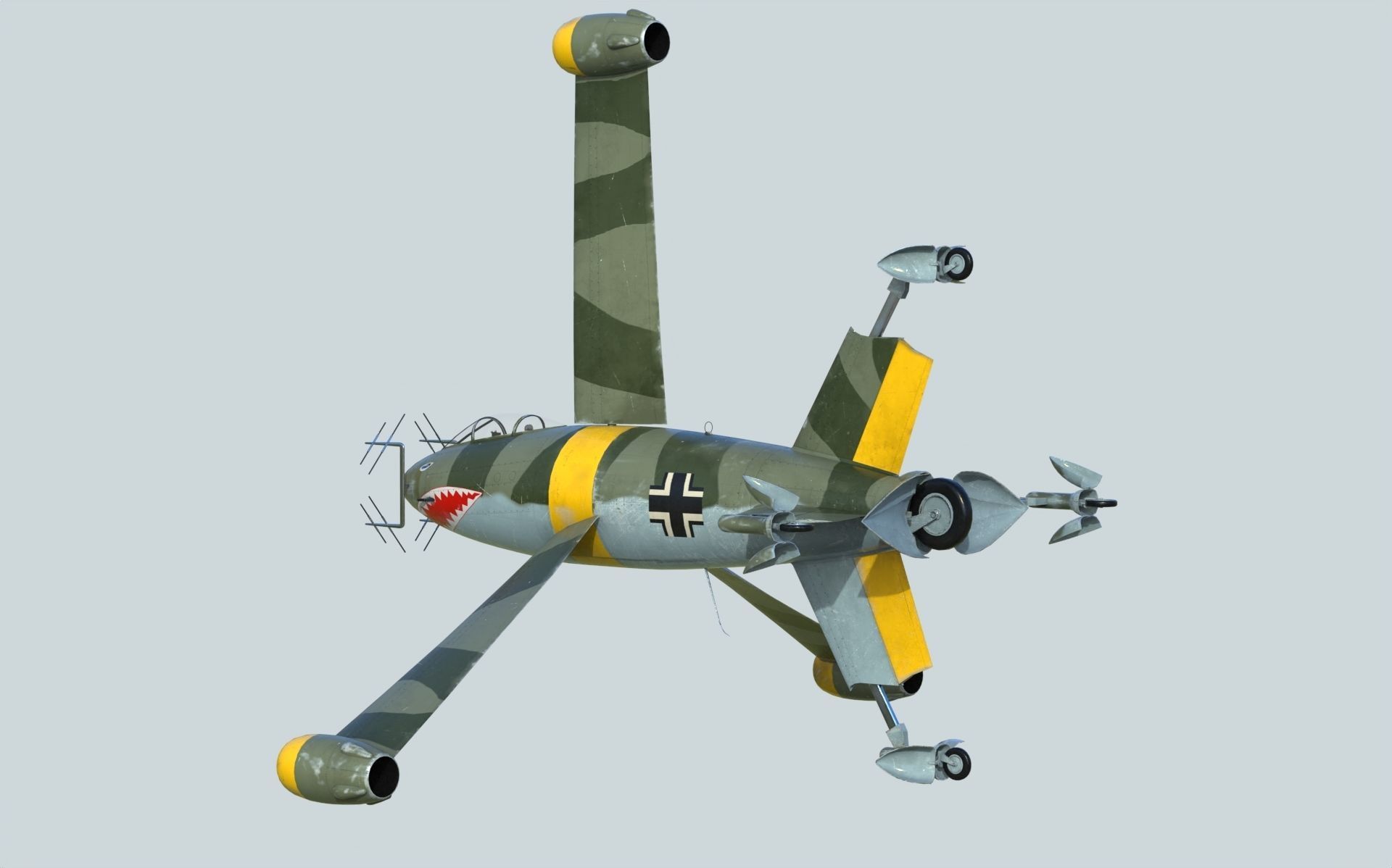 Focke Wulf Triebflugel 3D model_4