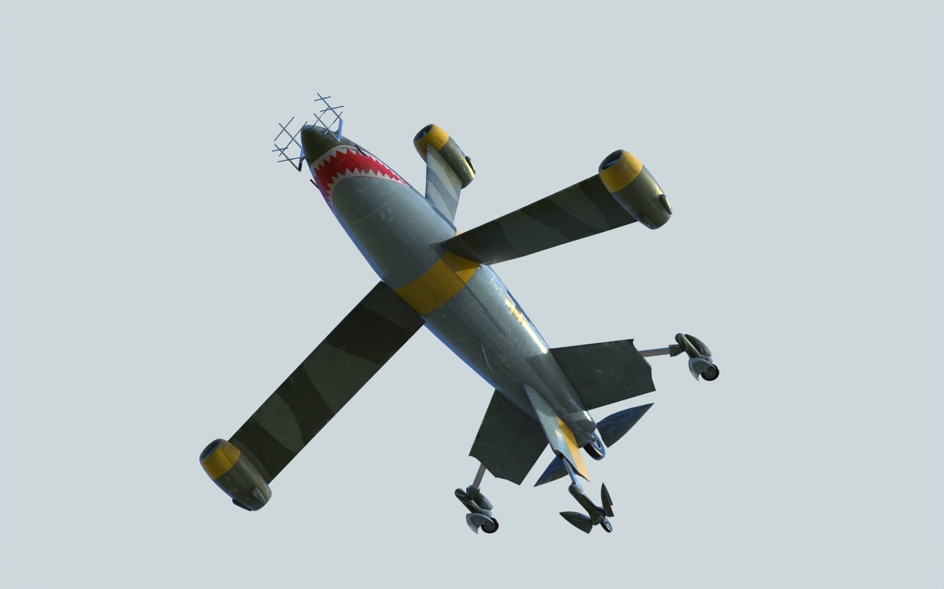 Focke Wulf Triebflugel 3D model_5