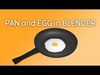 Frying Pan With Egg 3D model 3D model_1