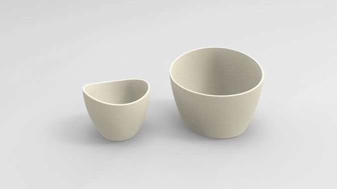 Kitchen bowls 3D model